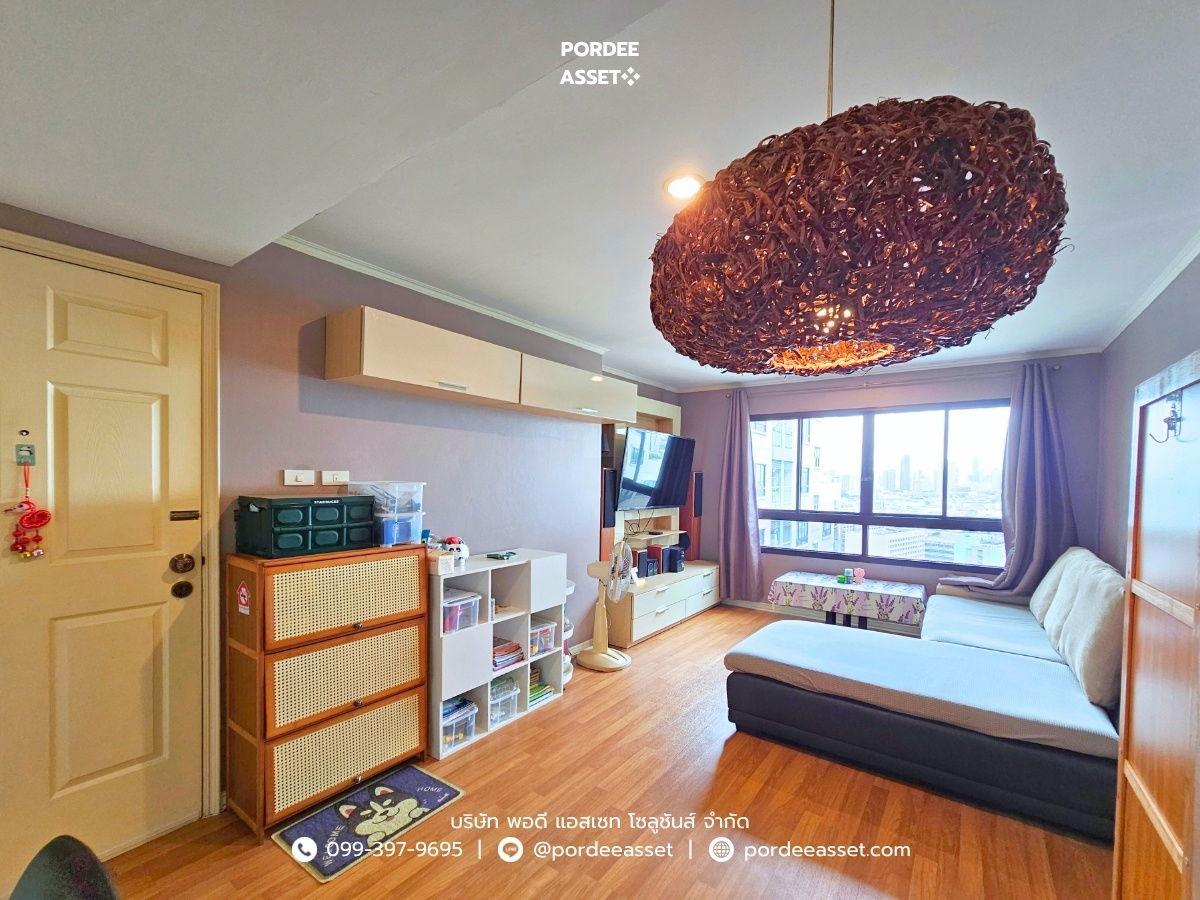รูป ขาย!! คอนโด ลุมพินี เพลส รัชดา-ท่าพระ (ห้องริม ขนาด 42 ตร.ม.) ชั้น 26 ถนนรัชดาภิเษก ธนบุรี กรุงเทพ : Lumpini Place Ratchada-Thapra  - รูปที่ 2/21