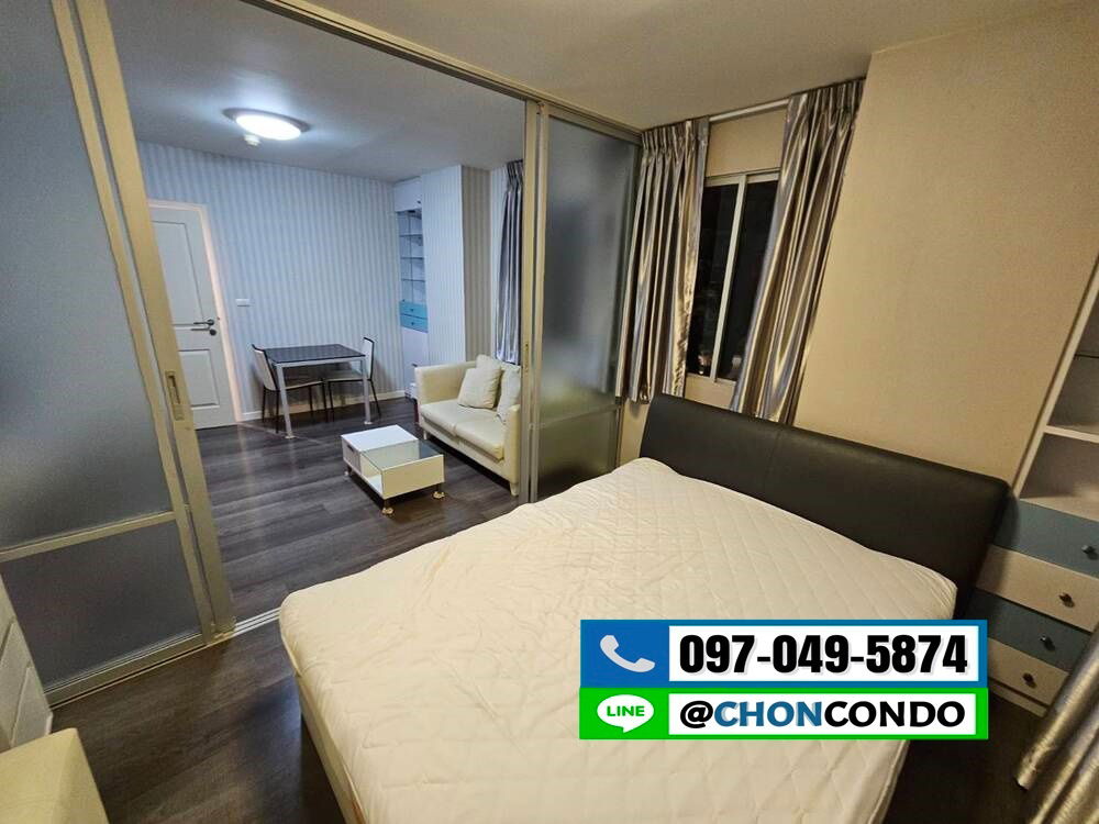 รูป DCondo ดีคอนโด ชั้น3 ตึกA  ---------------ห้องมุม--------------------Tel 097-049-5874 (Line: @choncondo มี@ด้วย) - รูปที่ 9/14
