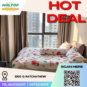 #R5474  🎉 040868 Condo for rent  Ideo Q Ratchathewi