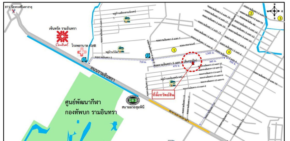 รูป ขายบ้านเดี่ยว 2 ชั้น เนื้อที่ 176 ตร.วา ซอยรามอินทรา 5 แยก2 ใกล้สถานีรถไฟฟ้าสายสีชมพู - รูปที่ 3/9