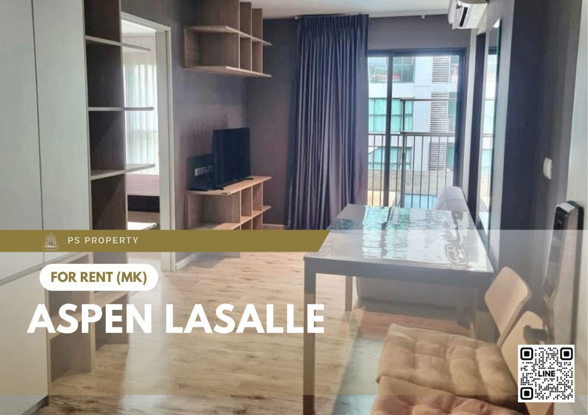 picture For rent 🔥 Aspen Lasalle 🔥 Fully furnished and equipped, near Sikarin Hospital - 1/20