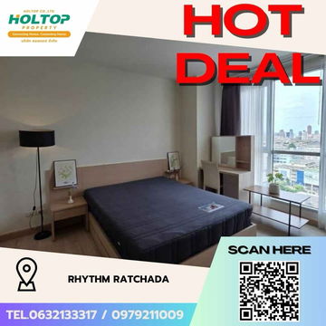 #Z1747💥040868🔥 Condo for rent at RHYTHM Ratchada