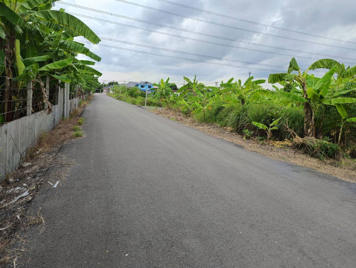 รูป ที่ดิน 1 ไร่ (พร้อมสวน) ติดถนนใกล้ทางด่วนมอเตอร์ - รูปที่ 2/5