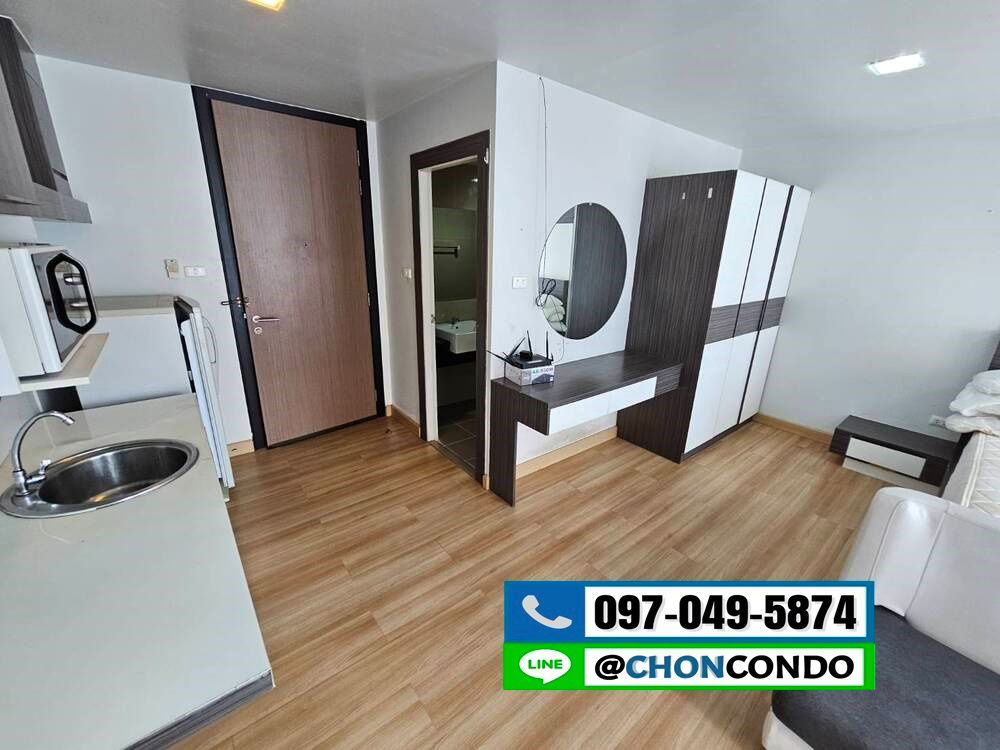 รูป Living Avenue ตึกA ชั้น8 บางแสน ------------วิวสระ------------Tel 097-049-5874 (Line: @choncondo มี@ด้วย) - รูปที่ 5/11