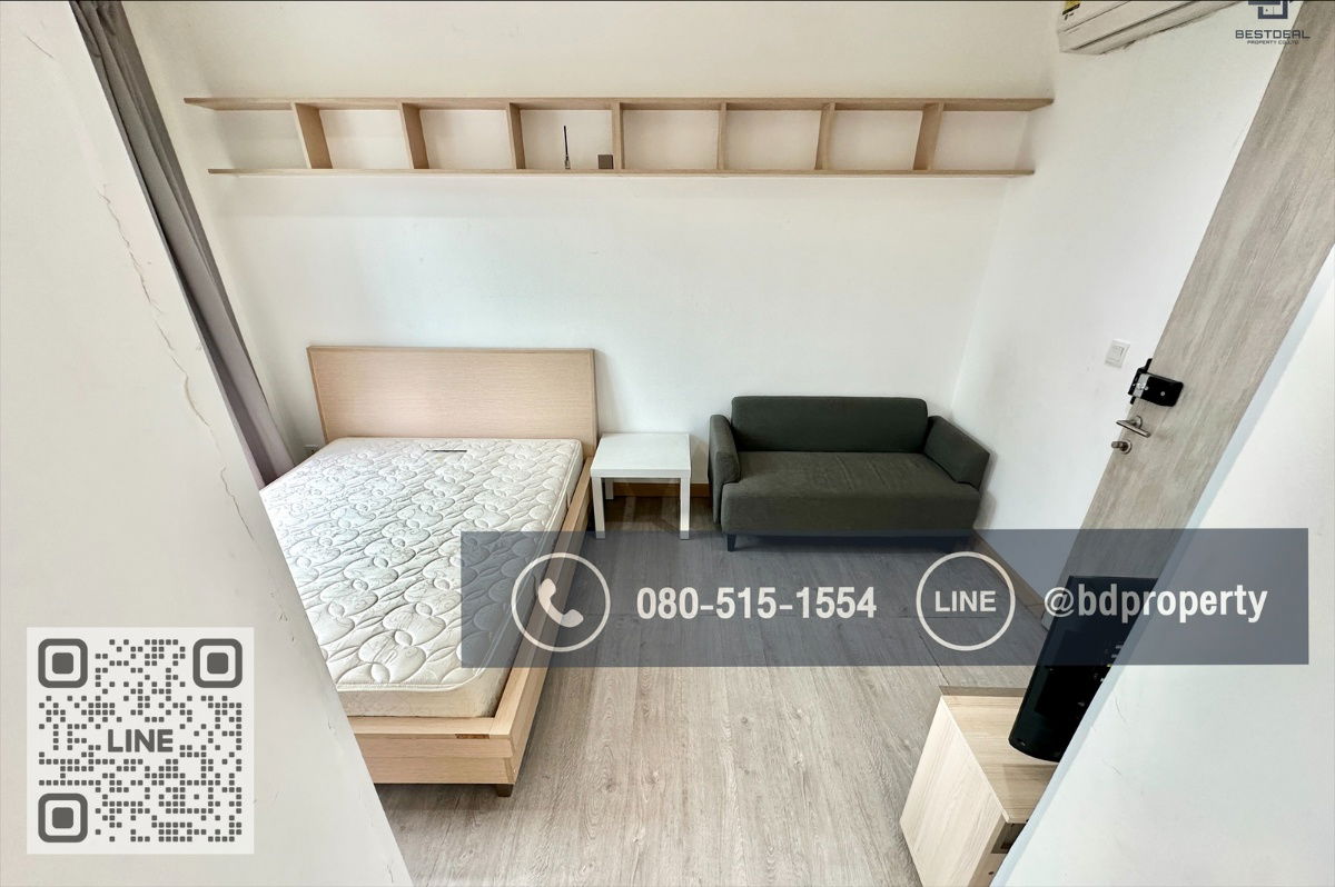 รูป Bestdeal ให้เช่าด่วน!!!ราคา 13,500/เดือน Studio 22ตรม. เฟอร์นิเจอร์และเครื่องใช้ไฟฟ้าพร้อมเข้าอยู่ “IDEO MOBI RAMA 9” ใกล้MRT และ เซ็นทรัลพระราม 9  - รูปที่ 5/10