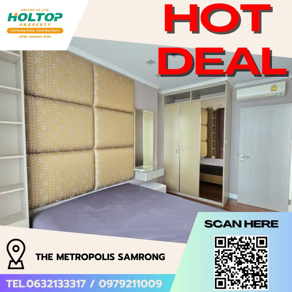 picture #R5476  🎉 040868 Condo for rent The Metropolis Samrong - 1/13