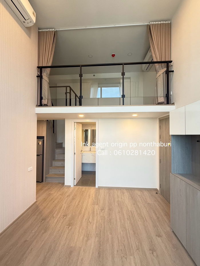 picture 🔥(For rent)🔥 🎉New room never rented out 🌃Condo Origin plug&play nonthaburi station - 3/12