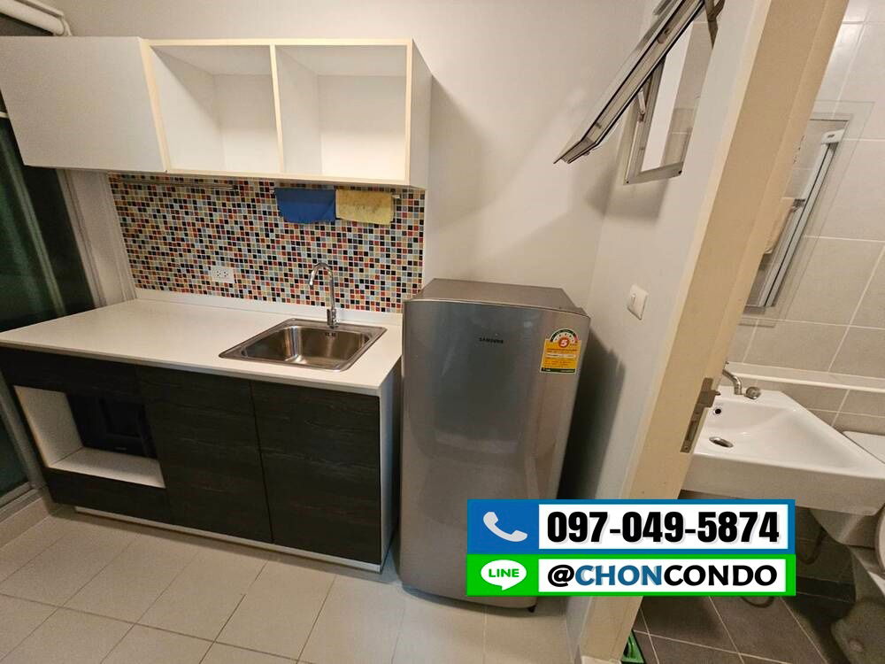รูป DCondo ดีคอนโด ชั้น3 ตึกA  ---------------ห้องมุม--------------------Tel 097-049-5874 (Line: @choncondo มี@ด้วย) - รูปที่ 3/14