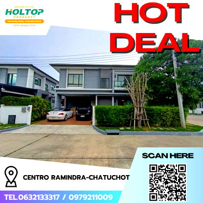 บ้านเดี่ยวให้เช่า : #R5499 🎉 040868 ให้เช่าบ้าน Centro Ramindra-Chatuchot