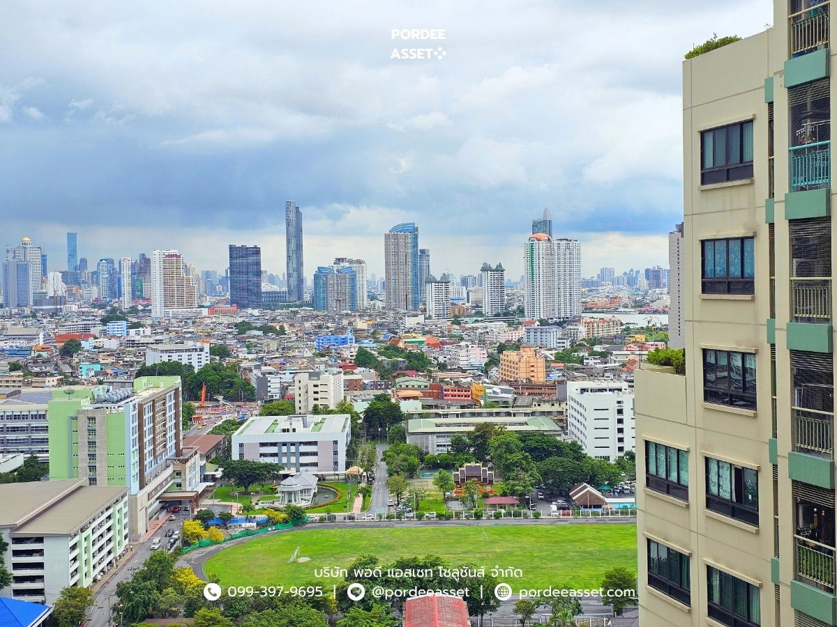 รูป ขาย!! คอนโด ลุมพินี เพลส รัชดา-ท่าพระ (ห้องริม ขนาด 42 ตร.ม.) ชั้น 26 ถนนรัชดาภิเษก ธนบุรี กรุงเทพ : Lumpini Place Ratchada-Thapra  - รูปที่ 13/21