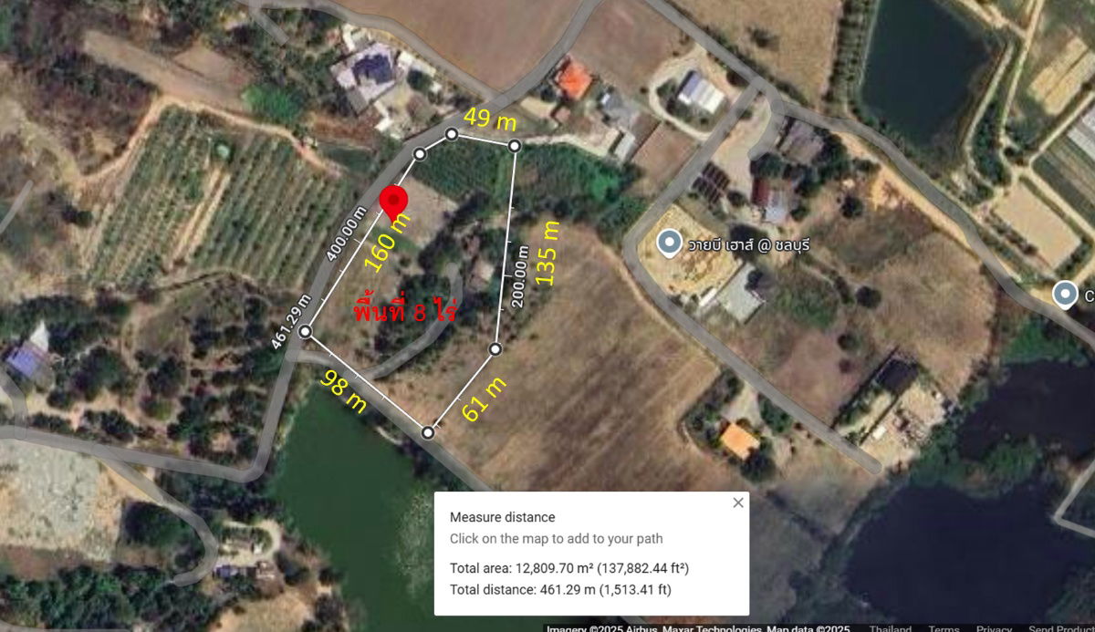 picture Land for Sale with Mountain View 8 Rai in Nong Khang Khok, Mueang Chonburi - 9/10