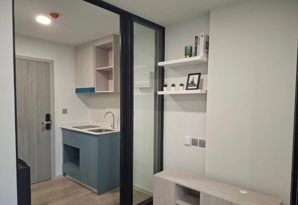 picture rent: Kave Seed Kaset, beautiful, cheap, ready to move in, near BTS Kasetsart University. Interested? Add me on Line @841qqlnr - 5/5