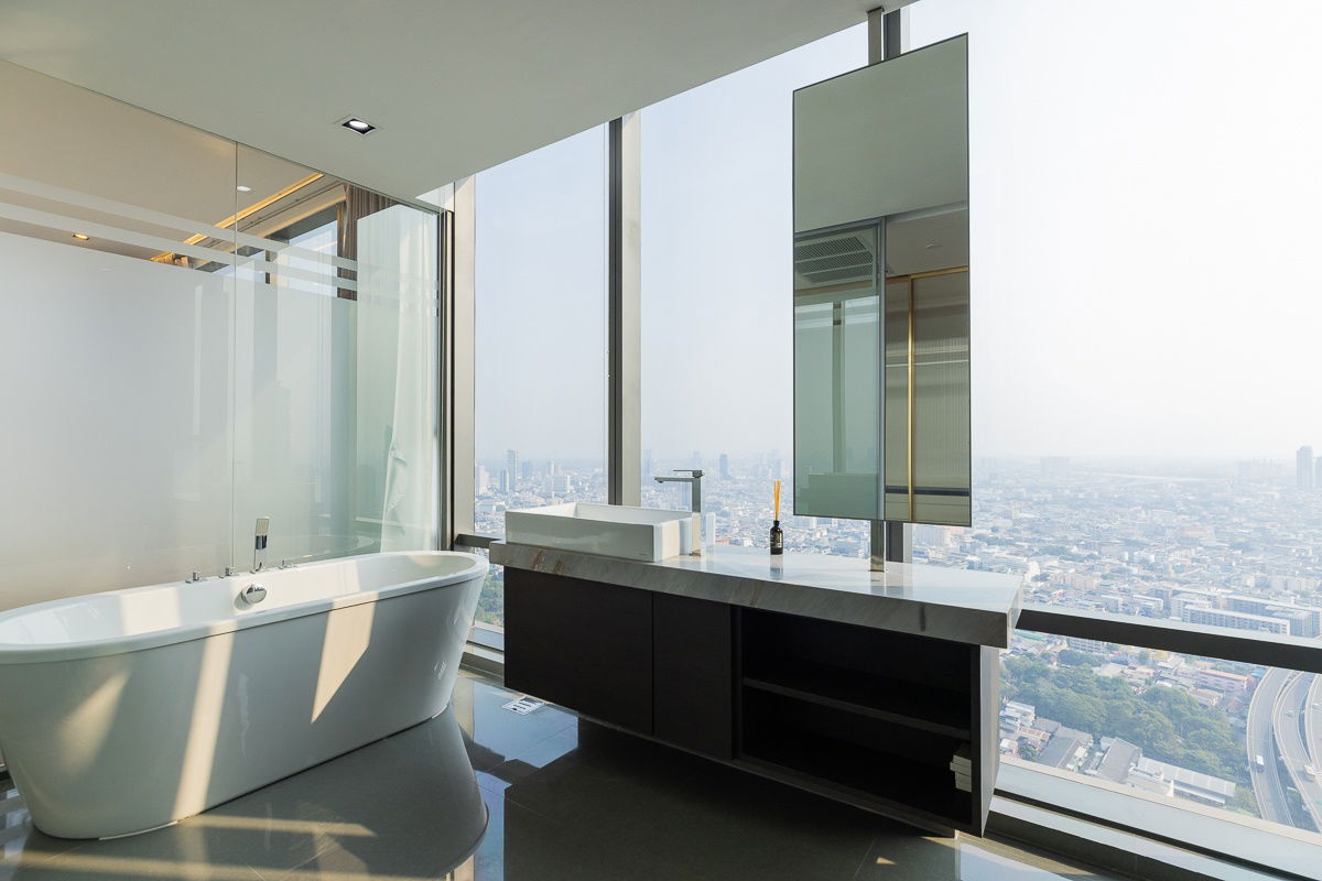 picture The Bangkok Sathorn 2 Bed 2 Bath area 123 sqm. Close to BTS Surasak *Rent 150,000 THB per month #CODE0572 - 8/13