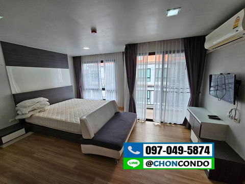 Living Avenue ตึกA ชั้น8 บางแสน ------------วิวสระ------------Tel 097-049-5874 (Line: @choncondo มี@ด้วย)