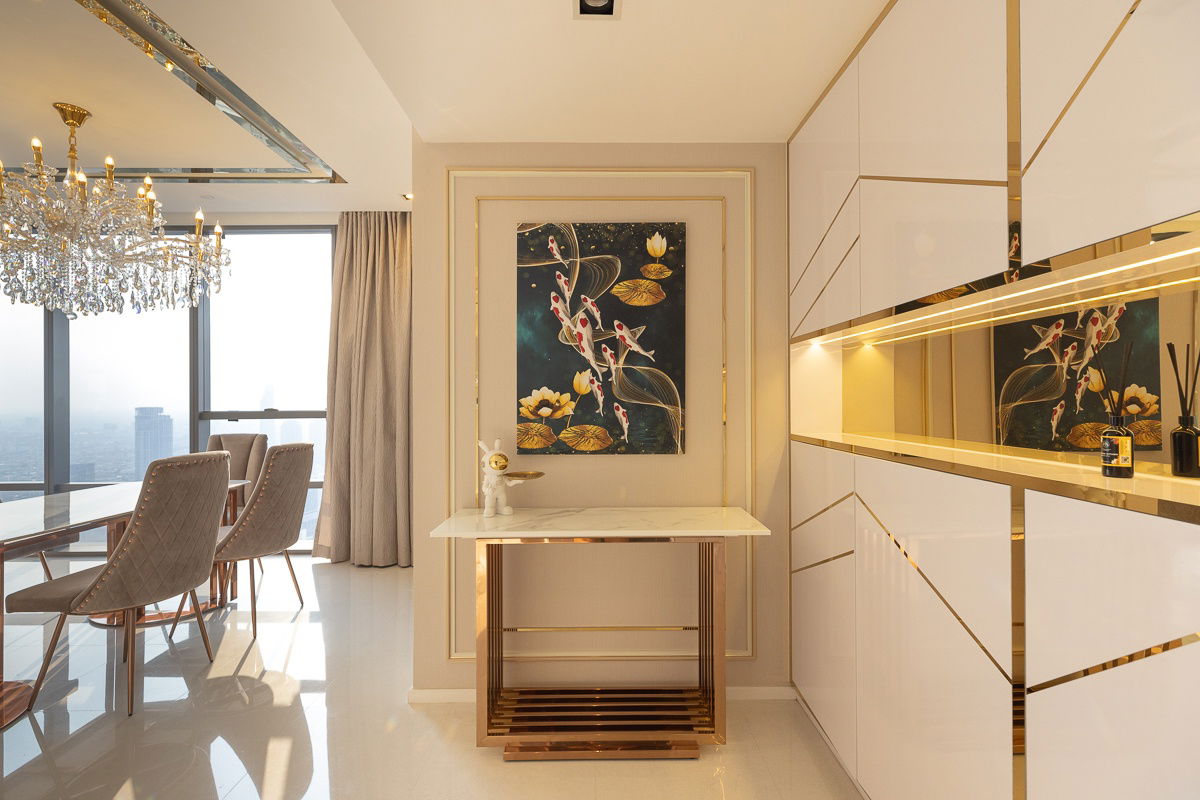 picture The Bangkok Sathorn 2 Bed 2 Bath area 123 sqm. Close to BTS Surasak *Rent 150,000 THB per month #CODE0572 - 4/13