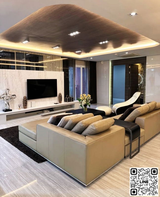 picture 📲Line ID @556ryccg 💎3 Bedroom 240 sqm Floor 20 Citi Smart Sukhumvit18 Fully furnished near BTS Asok, MRT Sukhumvit, Terminal21, Benchakitti Park - 2/16