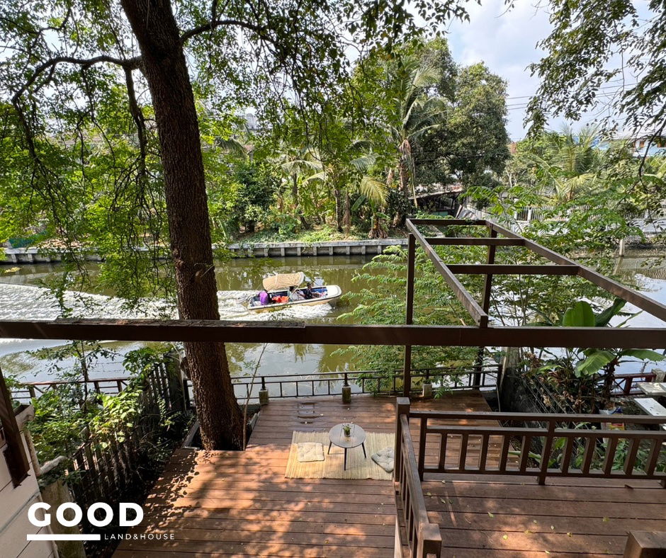 รูป ปล่อยเช่าบ้านติดริมคลองบางมด บรรยากาศดีมาก เเต่งครบพร้อมอยู่ - รูปที่ 2/14