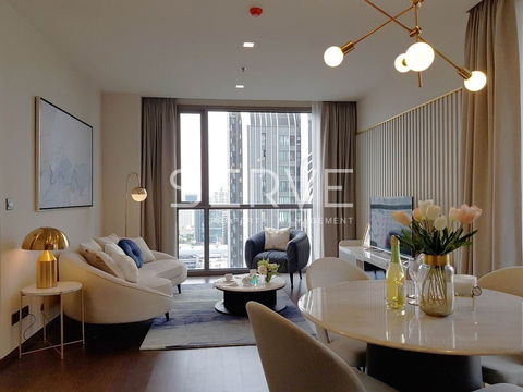  2 Beds Large Room Nice Decorate City View Good Location Close to BTS Ratchathewi 220 m. @ The Line Ratchathewi 