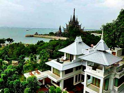 เช่าบ้านเดี่ยว ชลบุรี : H33 ให้เช่า บ้านเดี่ยวสุดหรู บนหาดส่วนตัว ติดทะเลพัทยาเหนือ พร้อมสระว่ายน้ำ