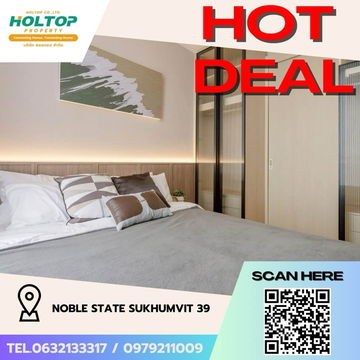 #Z1760💥040868🔥Condo for rent: Noble State Sukhumvit 39