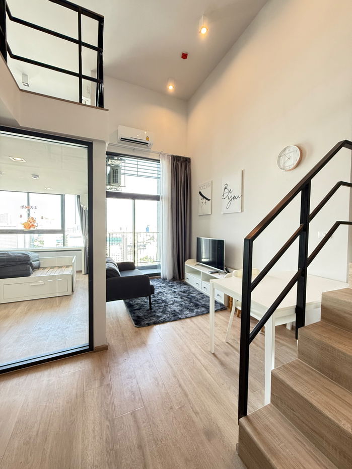 รูป 2 ห้องนอน loft 52ตรม. ไอดีโอ พระราม9 อโศก เช่า - รูปที่ 4/30