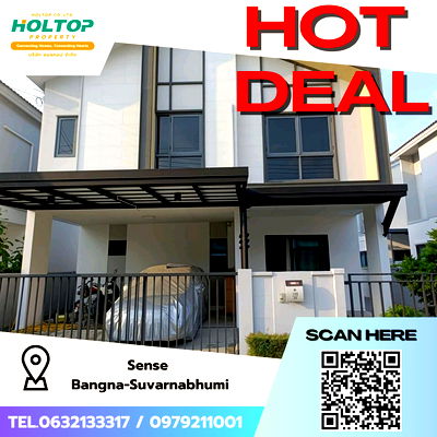Houses for rent : #S4231 For Rent Sense Bangna-Suvarnabhumi