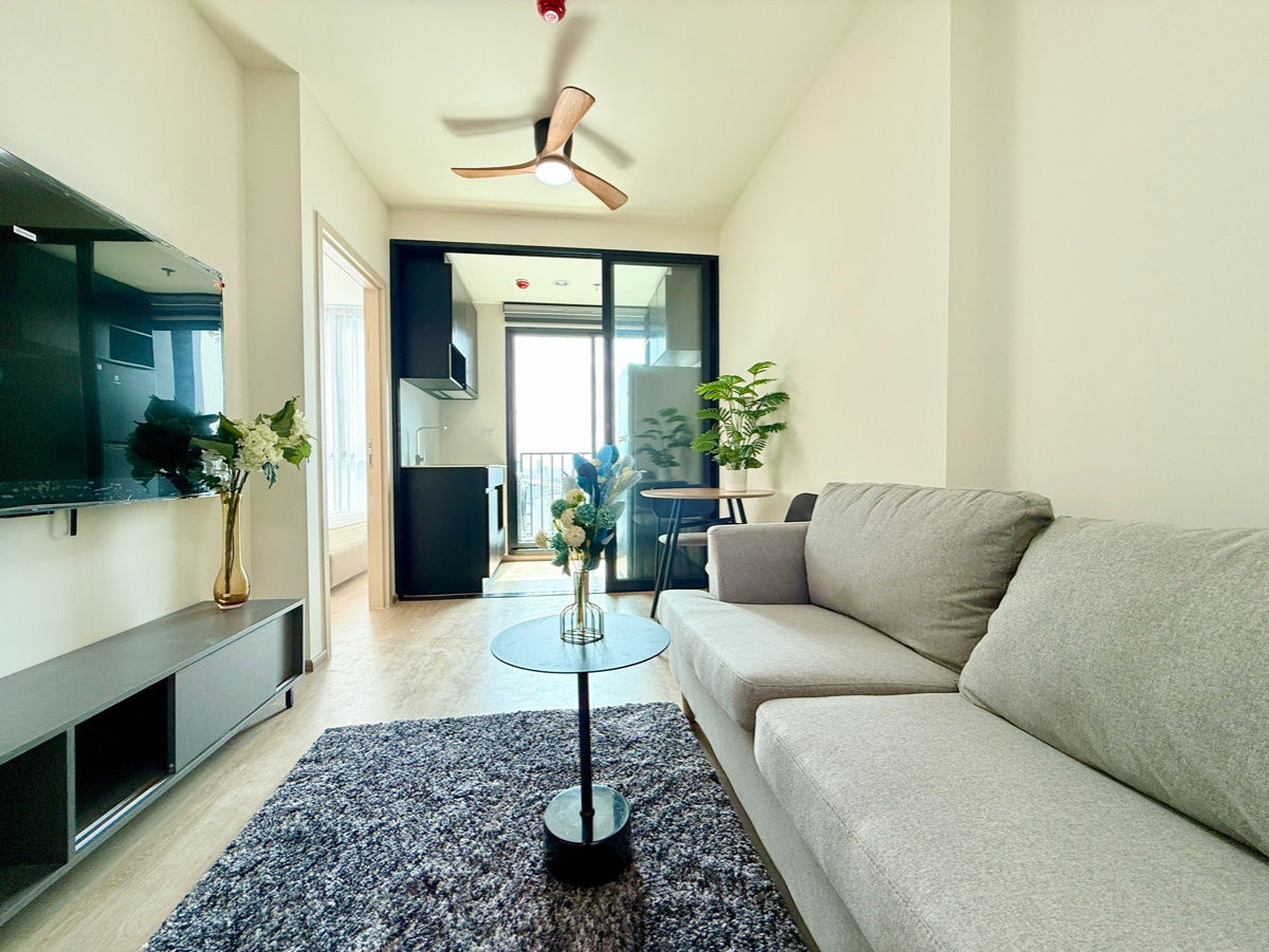 picture For Rent " 𝐍𝐮𝐞 𝐃𝐢𝐬𝐭𝐫𝐢𝐜𝐭 𝐑𝟗 " Brand new condo at Rama 9  Size 30 Sq.m. Floor 30 - 7/15