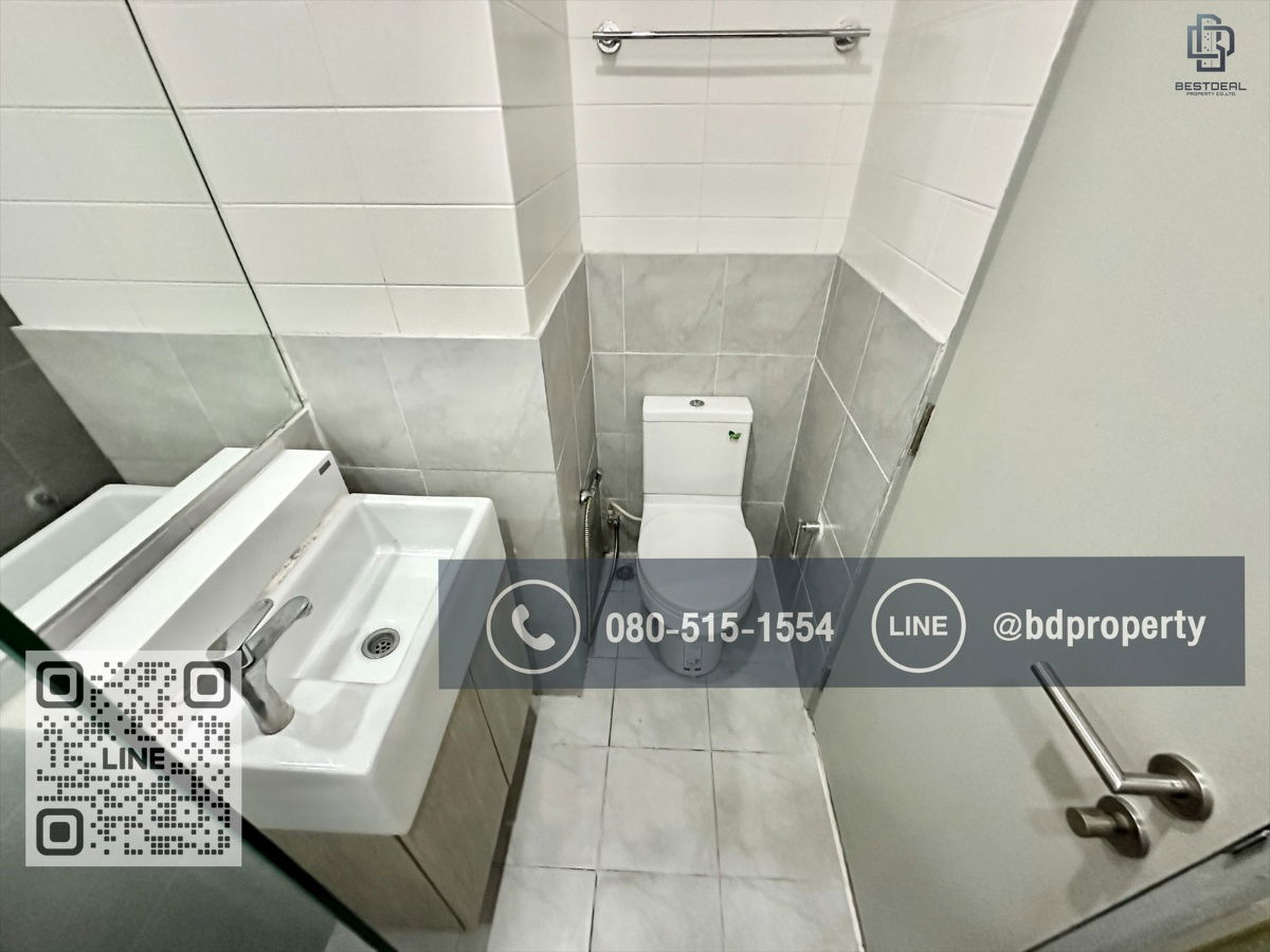 รูป Bestdeal ให้เช่าด่วน!!!ราคา 13,500/เดือน Studio 22ตรม. เฟอร์นิเจอร์และเครื่องใช้ไฟฟ้าพร้อมเข้าอยู่ “IDEO MOBI RAMA 9” ใกล้MRT และ เซ็นทรัลพระราม 9  - รูปที่ 9/10