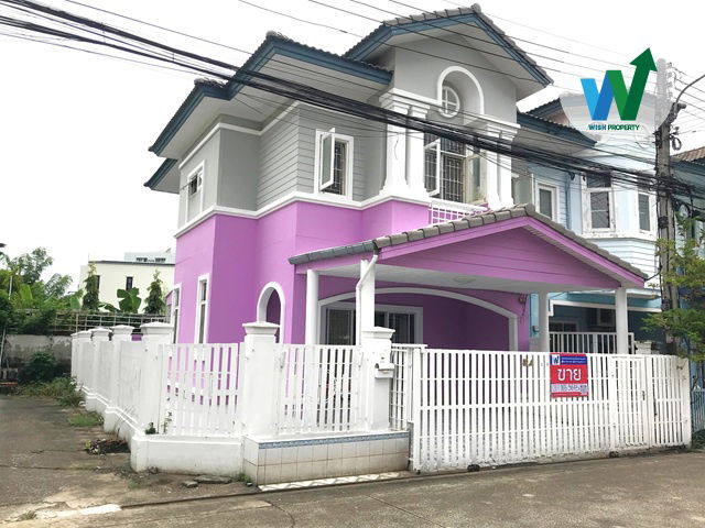 รูป ขายบ้านหลังมุม สภาพดี 31.4 ตร.ว.  3 ห้องนอน 3 ห้องน้ำ 2 ที่จอดรถ ใกล้รถไฟฟ้าสถานีหลักหก - รูปที่ 1/9