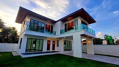 Houses for sale Asian University : H782 Brand New 2 Storey Single House-Huay Yai