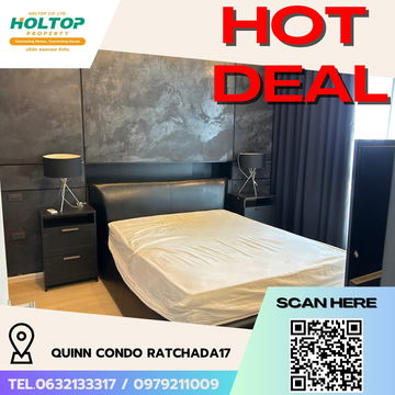 #R5539 🎉 050868 ให้เช่าคอนโด Quinn Condo Ratchada17