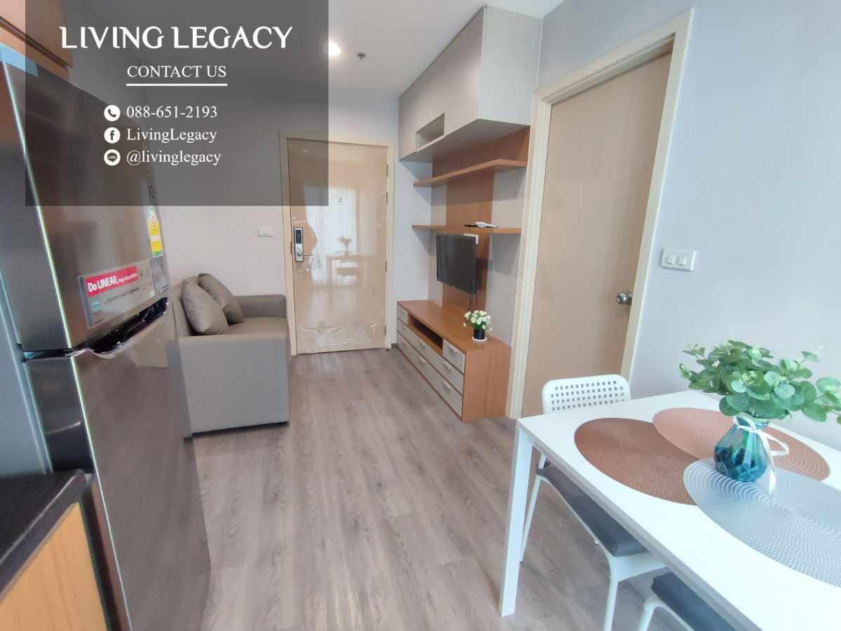 picture SIIC55 Condo For Rent Rich Park @ Triple Station 27 Sq.M. Floor 11 line id : @livinglegacy - 7/10
