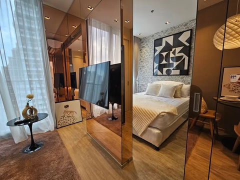 📲Line ID @556ryccg 🌳30 sqm 1 Bedroom Floor 19 Noble State39, Sukhumvit39 Fully furnished near BTS Phrom Phong, EmQuartier, Benchasiri Park