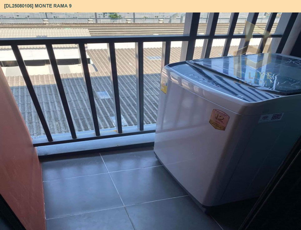รูป DL25080106 ให้เช่าคอนโด มอนเต้ พระราม 9 (Monte Rama 9) ใกล้ สายสีส้ม พร้อมเข้าอยู่ โทรด่วน 0638692663 LineID @655ebbvc - รูปที่ 7/8