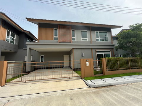 ขายด่วนบ้านแฝดสไตล์ญี่ปุ่น หลังใหญ่ เหมือนบ้านเดี่ยว บ้านเลขที่สวย 59/52