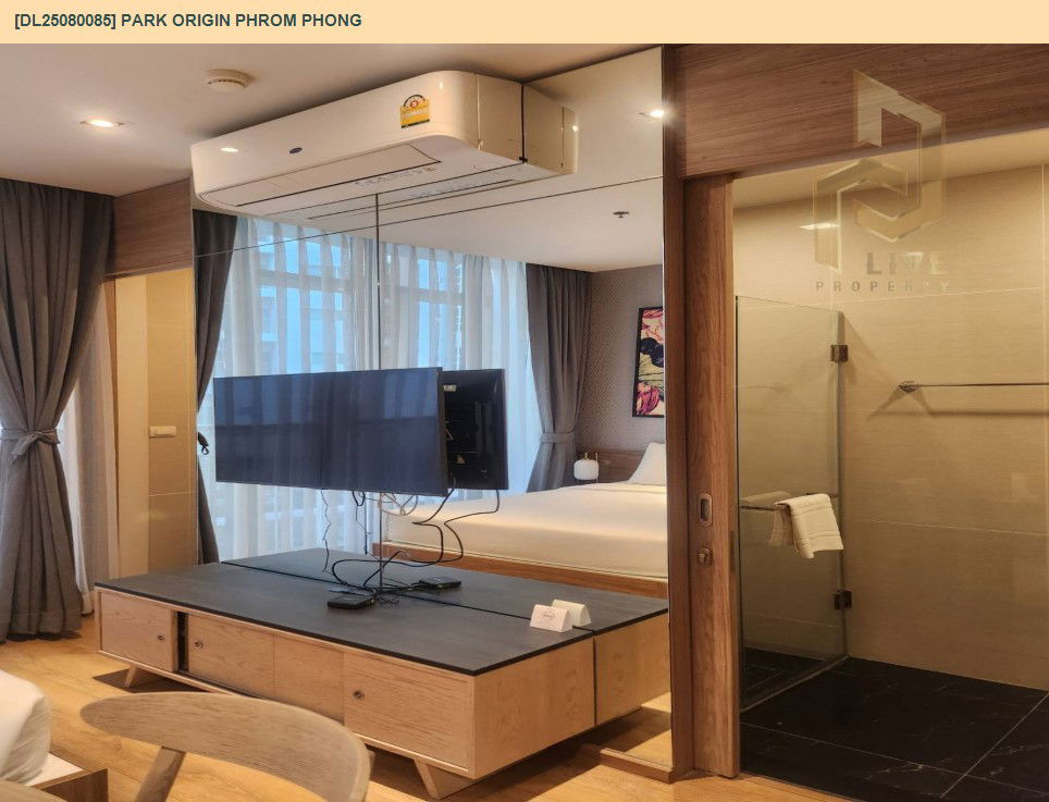 picture DL25080085 Condo for rent, PARK ORIGIN PHROM PHONG near BTS Phrom Phong, ready to move in, call urgently 0656133286 LineID @534wlwof - 4/8