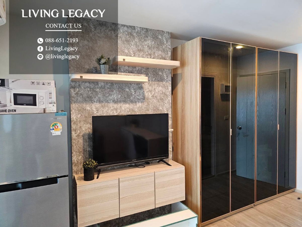 รูป T0IGNR ให้เช่าคอนโด Regent Home Bangna 28 ตร.ม. ชั้น 17 line id : @livinglegacy - รูปที่ 3/6