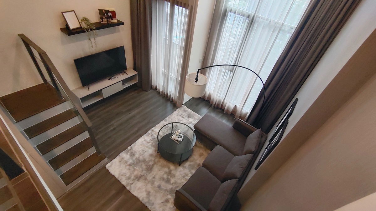 รูป 	🌟 Knightsbridge Duplex พระราม 9 – วิวสวย เพดานสูง ใจกลางเมือง! - รูปที่ 3/21