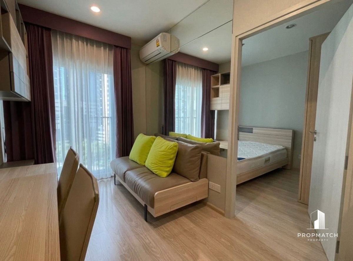 รูป ✨Flash Deal ✨Noble Revolve Ratchada 	(1 Bed 1 Bath 26 SQM.) พร้อมอยู่ ! เพียง 15,000 บาทต่อเดือน Tel.0981315848 @propmatch - รูปที่ 2/5