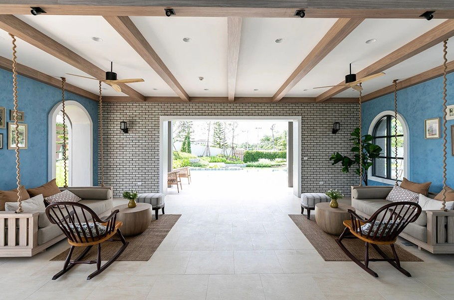 picture Saransiri Rama 2  for Sale (Fully Furnished Show House) , 91.5 sq.wah, next to Swimming Pool and Clubhouse Best Location  - 42/44