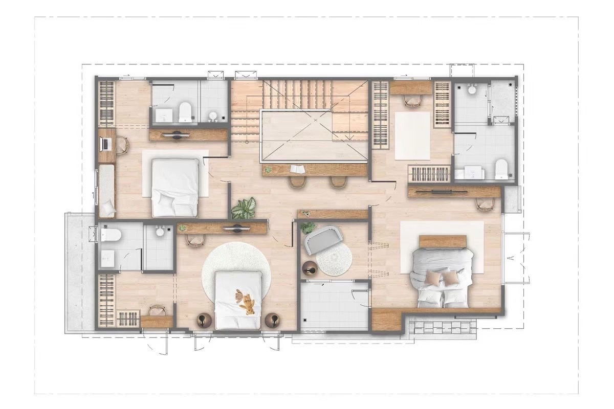 รูป  ขายบ้านใหม่ บ้านเดี่ยวพื้นที่ใช้สอยขนาดใหญ่  4 ห้องนอน 4 ห้องน้ำ 3 ที่จอดรถ โครงการอณาสิริ ปิ่นเกล้า-กาญจนา - รูปที่ 3/10