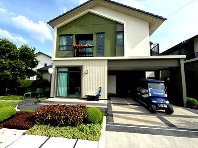 บ้านเดี่ยว นนทบุรี : เปิดขายบ้านตัวอย่าง  🏡  โซนหน้าสวน  พื้นที่สีเขียว วิวสวย 111/93