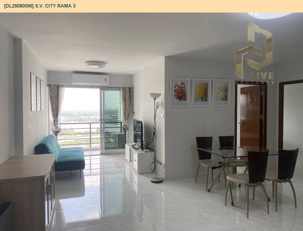 picture DL25080096 Condo for rent, S.V. City Rama 3 near -, ready to move in, call urgently 0656133286 LineID @534wlwof - 3/6