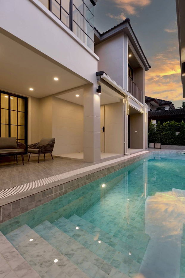 รูป ขาย Luxury Pool Villa สุดหรู ใจกลางเมืองเชียงใหม่ (แม่เหียะ) บ้านเดี่ยวพร้อมสระว่ายน้ำ แต่งครบ พร้อมเข้าอยู่! T.094-6511456 - รูปที่ 8/48