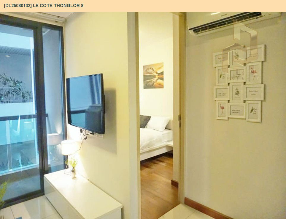 picture DL25080132 Condo for rent, Le Cote Thonglor 8 near BTS Thong Lo, ready to move in, call urgently 0656133286 LineID @655ebbvc - 8/10