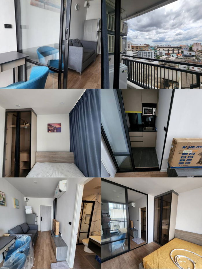 รูป fOR RENT Groove Ratchada - Rama 9   ไกล้ MRT พระราม9 เดินทางสะดวก นัดชมได้   26 ตร.ม. | 🍒🌿 - รูปที่ 3/8