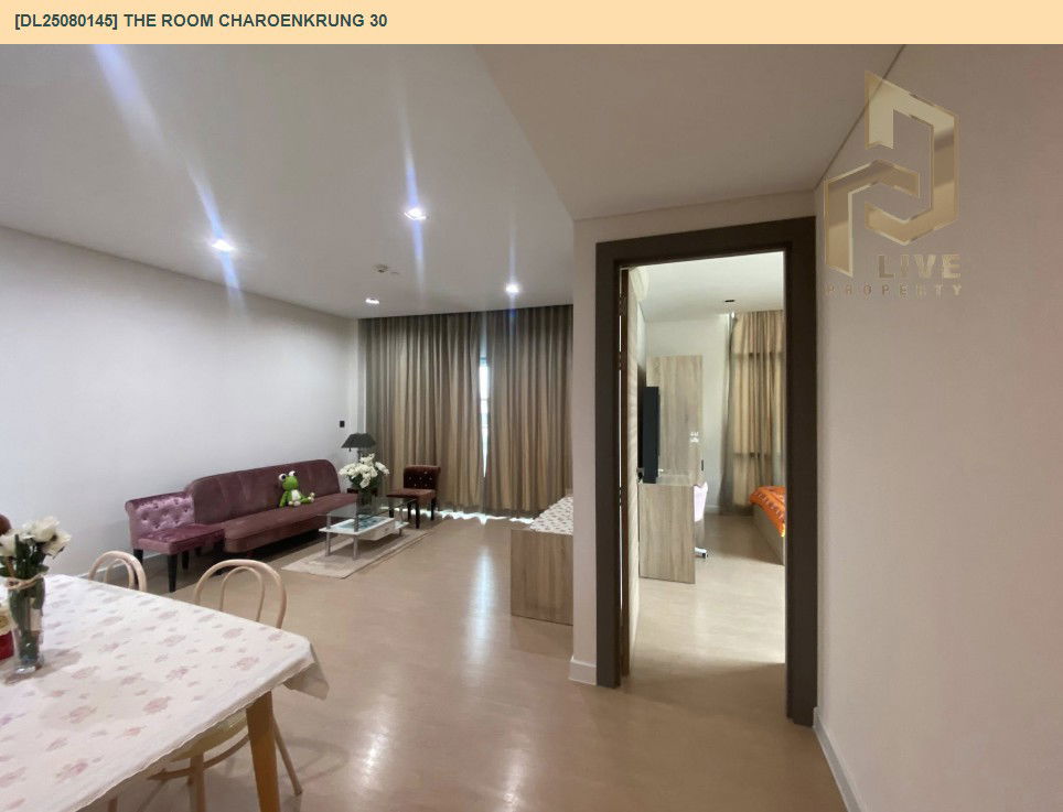 รูป MDL25080145 ให้เช่าคอนโด เดอะ รูม เจริญกรุง 30 (The Room Charoenkrung 30) ใกล้ BTS สะพานตากสิน พร้อมเข้าอยู่ โทรด่วน 0638692663 LineID @655ebbvc - รูปที่ 2/20