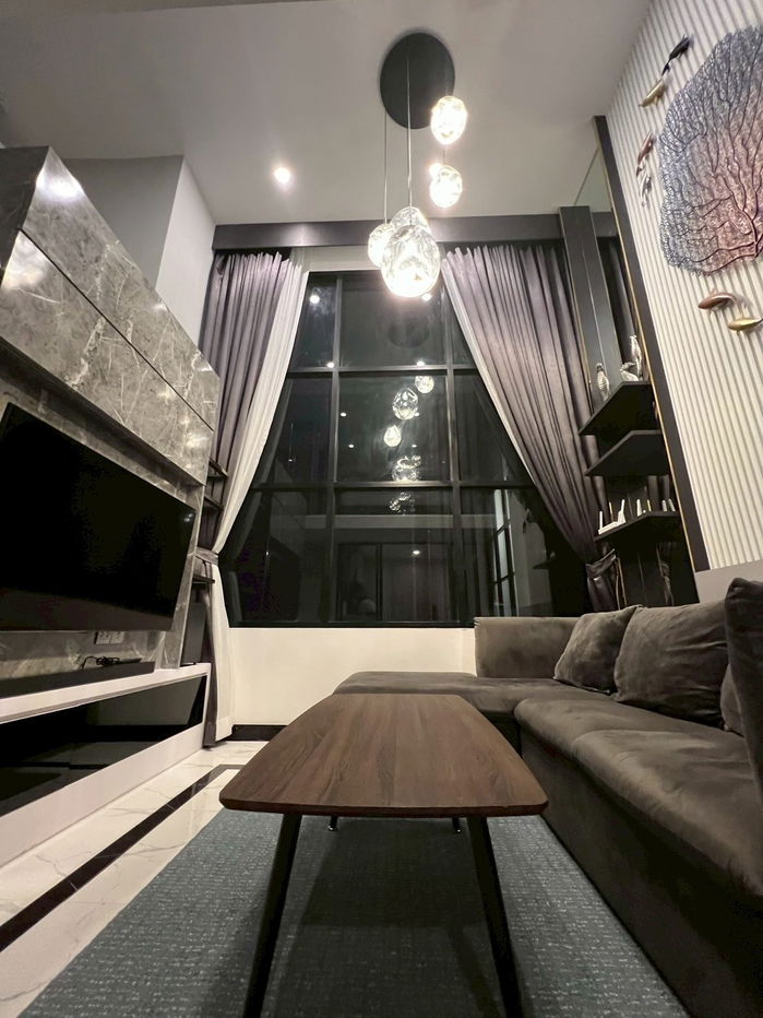 picture 5.7M!! Knightsbridge Prime Sathorn Floor 33, 1 Bedroom Duplex 38 sqm / Ceiling 4.4m / City View / No Block View - 1/11