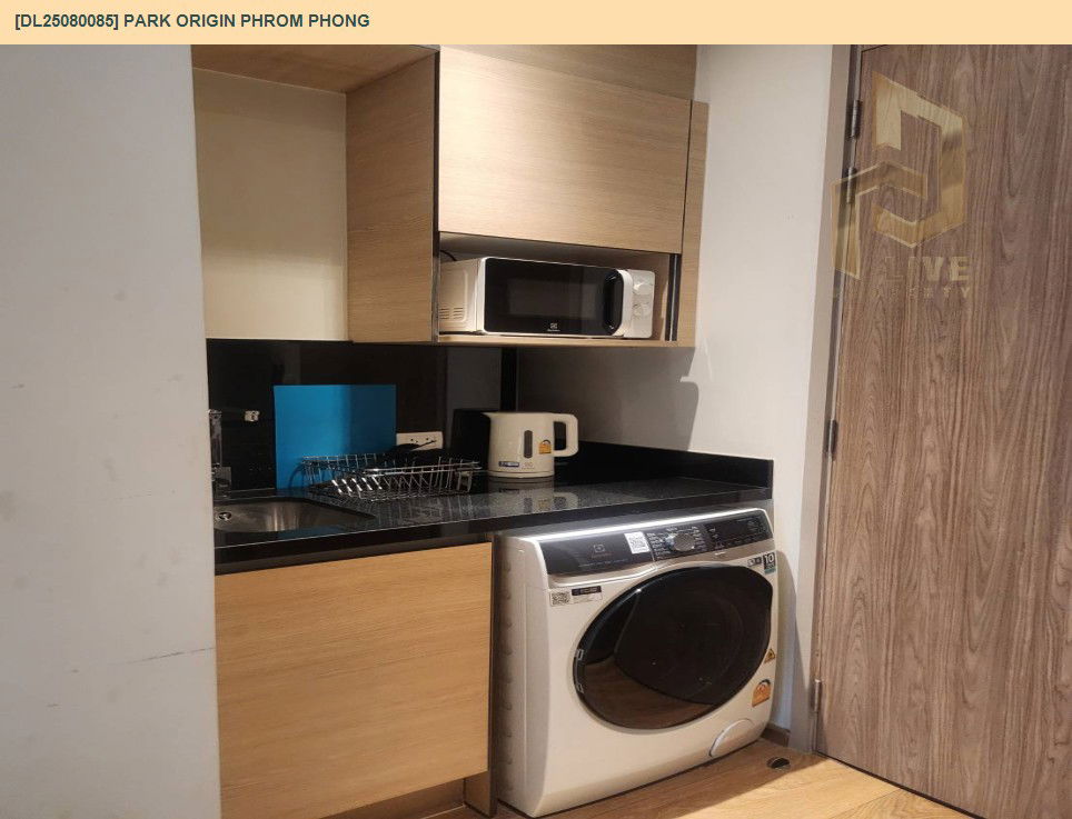 picture DL25080085 Condo for rent, PARK ORIGIN PHROM PHONG near BTS Phrom Phong, ready to move in, call urgently 0656133286 LineID @534wlwof - 7/8