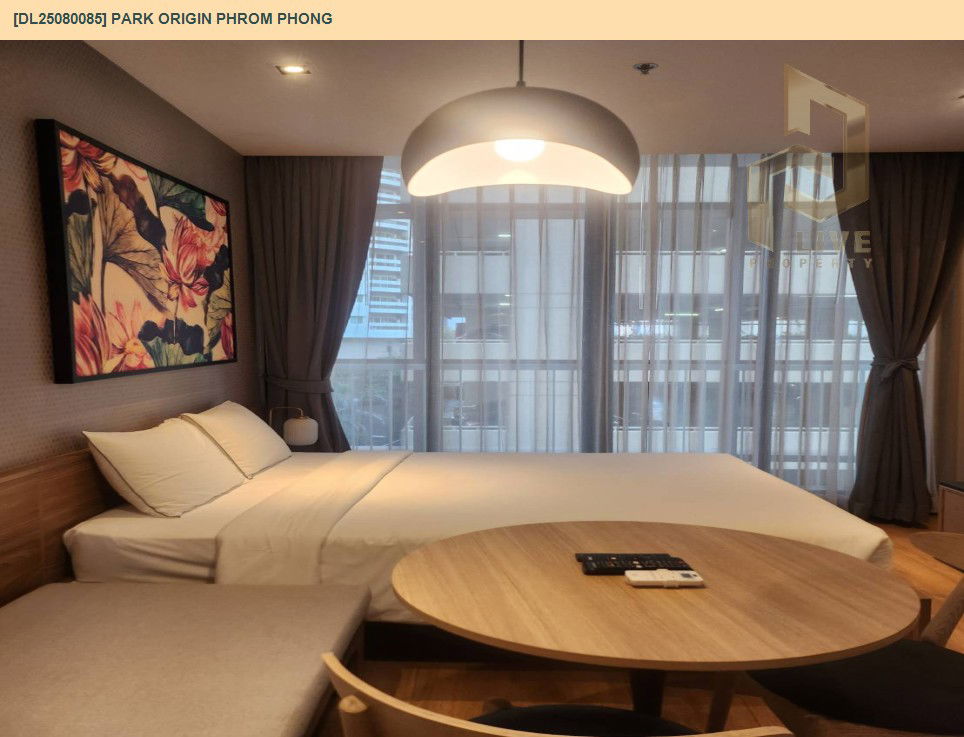 picture DL25080085 Condo for rent, PARK ORIGIN PHROM PHONG near BTS Phrom Phong, ready to move in, call urgently 0656133286 LineID @534wlwof - 3/8
